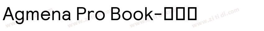 Agmena Pro Book字体转换